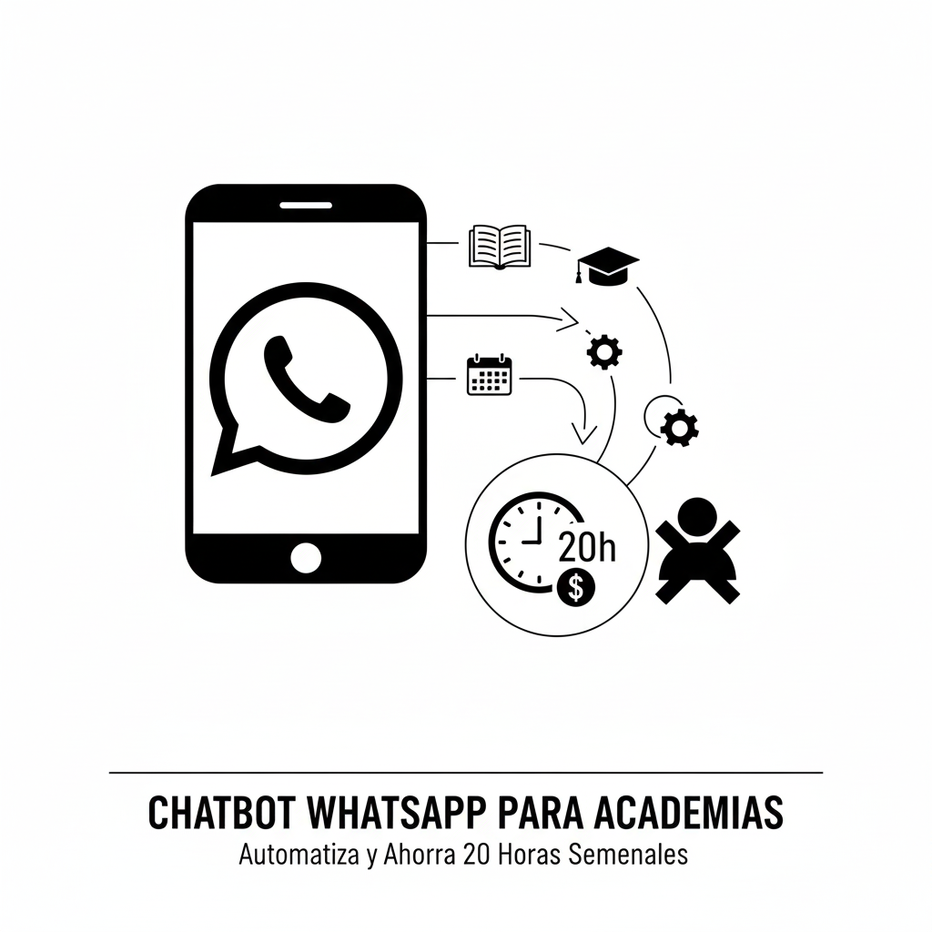 Chatbot WhatsApp para Academias: Automatiza y Ahorra 20 Horas Semanales - Casos de Uso en Guiaria Blog